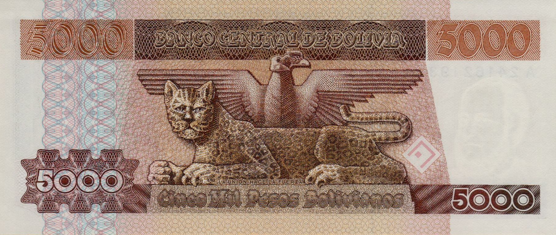 Bolivia 5000 1981 UNC P-168/a1